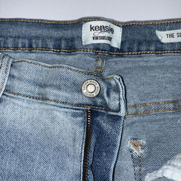 Kenzie Jeans Vintage Luxe, Juliet High Rise Slim Leg Jeans, Women Size 14, Ankle - Picture 6 of 14